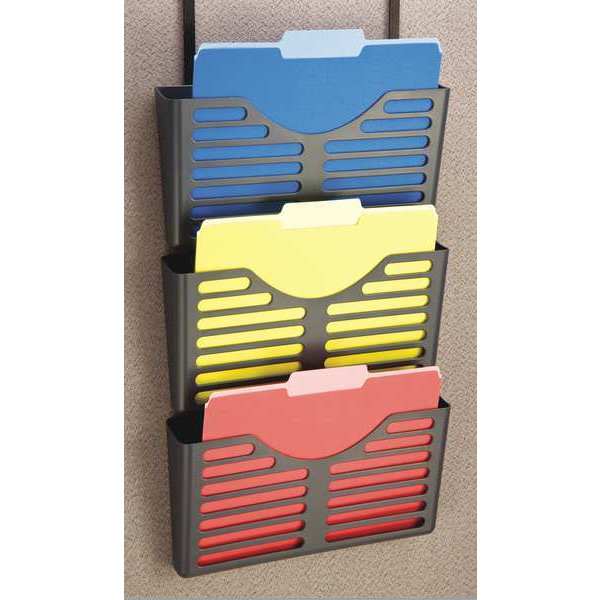 Universal Recycled Plastic Cubicle Single File Pocket, Cubicle