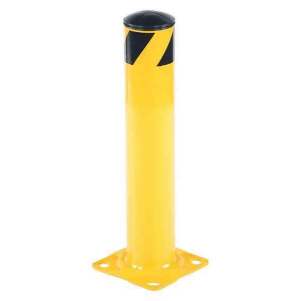 Vestil Steel Pipe Safety Bollard, 24 x 4-1/2" BOL-24-4.5