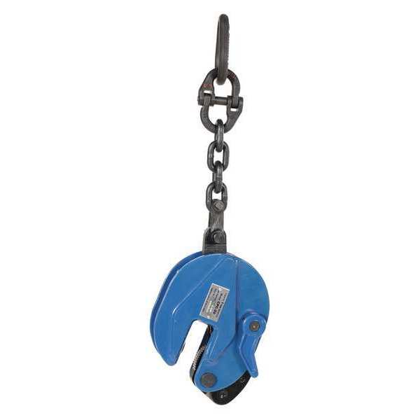 Vestil Vertical Plate Clamp With Chain, 2000 lb. CPC-20