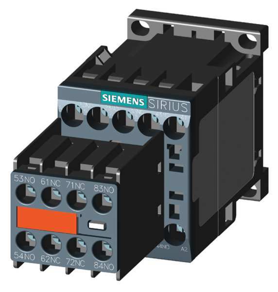 Siemens IEC Control Relay, 6NO/2NC, 24VDC, 10Aand6A 3RH22621BB40