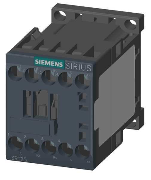 Siemens IEC Magnetic Contactor, 4 Poles, 24 V AC, 9 A, Reversing: No 3RT25161AB00