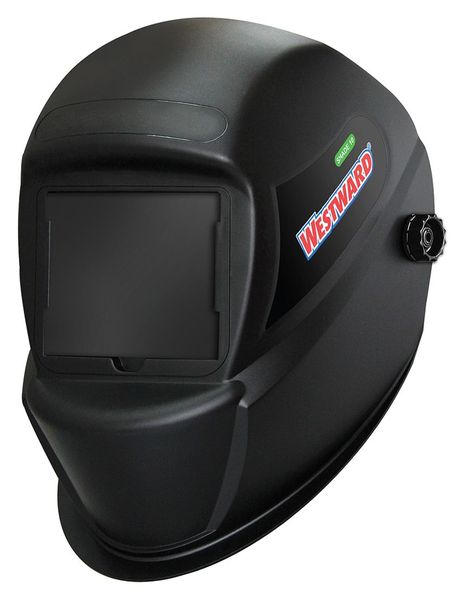 Westward Passive Welding Helmet, Fix10, Black 44R224