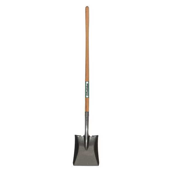Seymour Midwest #2 16 ga Square Point Shovel, Steel Blade, 44 in L Natural Hardwood Handle 49132