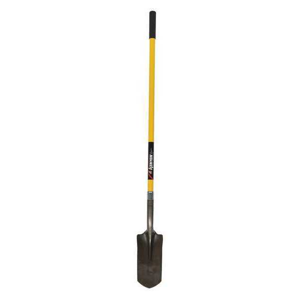 Kenyon 14 ga Trenching Shovel, Tempered Steel Blade, 48 in L Yellow Professional Grade Fiberglass Handle 89085