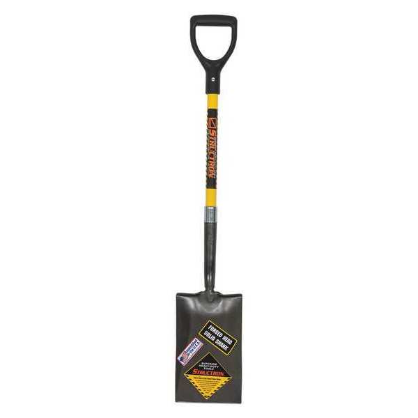 Structron Garden Spade Shovel, 29 in L Fiberglass Handle 49774