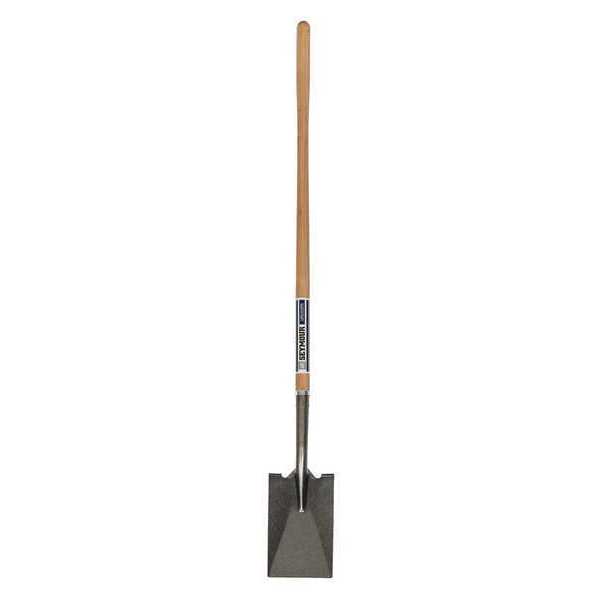 Seymour Midwest 16 ga Garden Spade Shovel, Steel Blade, 48 in L Natural Hardwood Handle 49153
