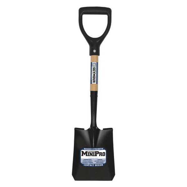 Seymour Midwest Square Point Shovel, 27 in L Wood Handle 49353GRA