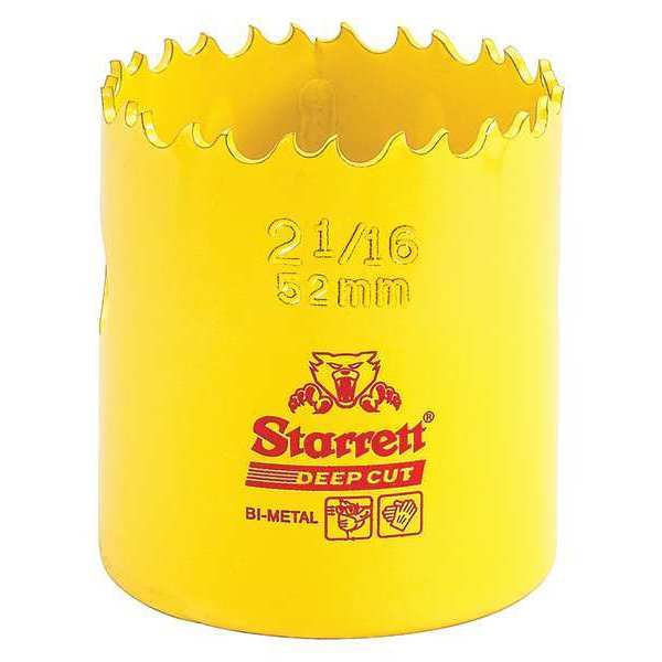 Starrett Bi-Metal Fast Cut Hole Saw 2-1/16" (52mm) DCH0216-G