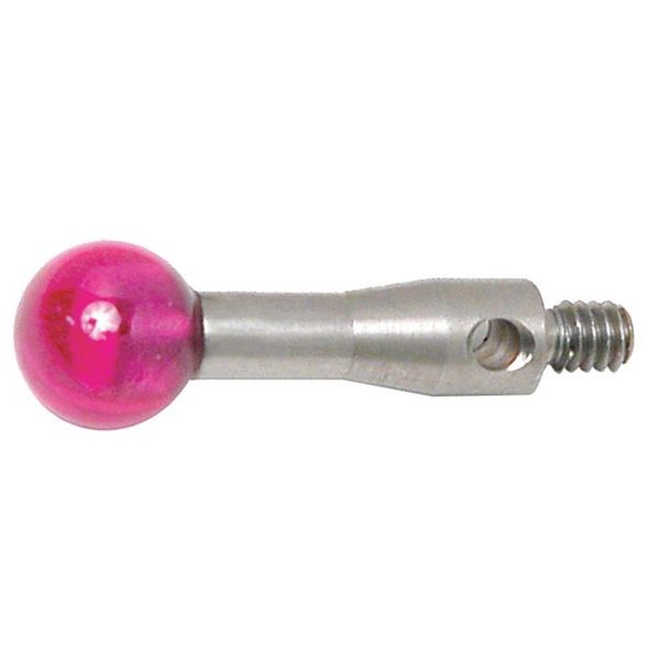 Ampg Cmm Tracer Tip, 3mm Ruby, 10mm, M2 Z3290