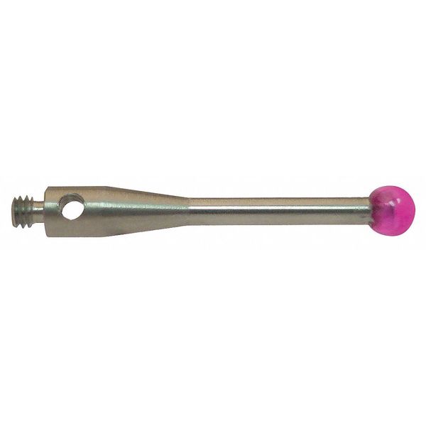 Ampg Cmm Tracer Tip, 3mm Ruby, 20mm, M2 Z3300