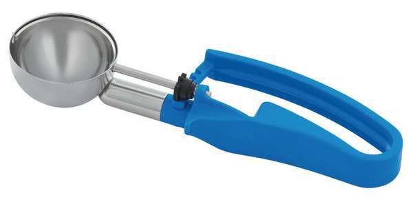 Vollrath Squeeze Disher, 2 oz., SS, Royal Blue 47395