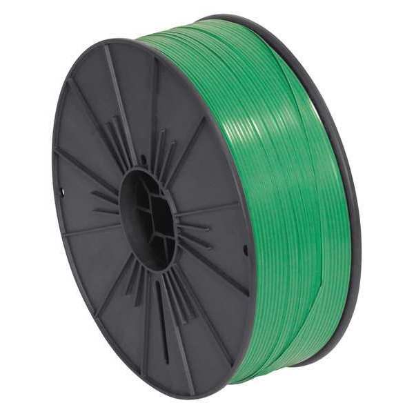 Partners Brand Plastic Twist Tie Spool, 5/32" x 7000', Green, 1/Case PLTS532G