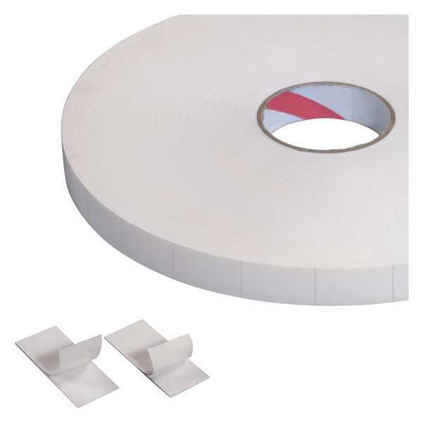 Tape Logic Tape Logic® Double-Sided Foam Squares, 1/32", 1" x 3", White, 216/Roll T95218