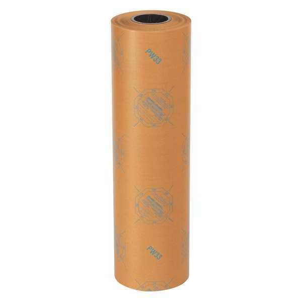 Partners Brand VCI Paper, Waxed Industrial Rolls, 35#, 24" x 200 yds., Kraft, 1/Roll VCI2435WAX