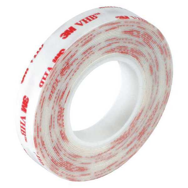 3M 3M™ 4920 VHB™ Tape, 15.0 Mil, 1" x 5 yds, White, 1/Case VHB492001R