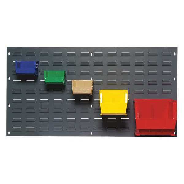  Global Industrial Wall Bin Rack Panel with (32) Yellow Bins,  36x7x19