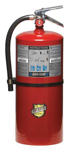Buckeye Fire Equipment Fire Extinguisher, 4A:60B:C, Dry Chemical, 20 lb 12350