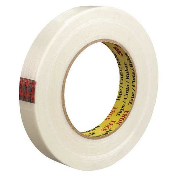 Scotch 3M™ 8981 Strapping Tape, 6.6 Mil, 3/4" x 60 yds., Clear, 48/Case T9148981