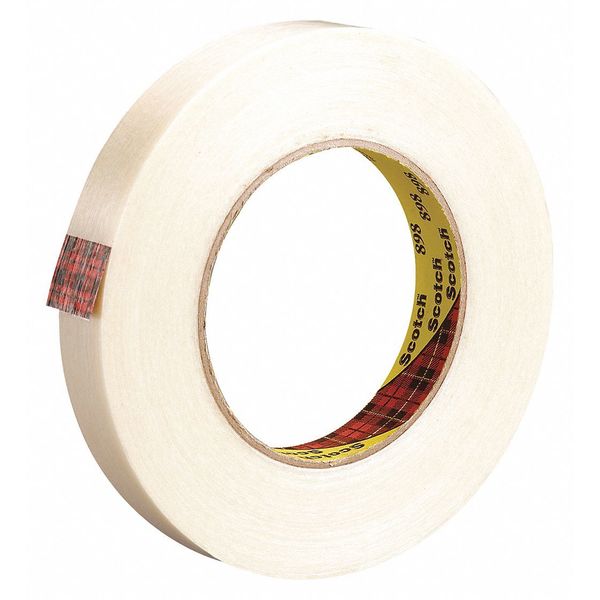 Scotch 3M™ 898 Strapping Tape, 6.6 Mil, 3/4" x 60 yds., Clear, 48/Case T914898