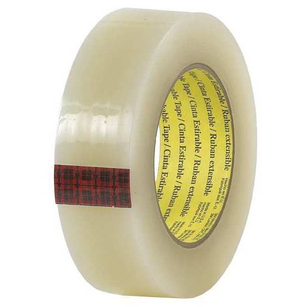 Scotch 3M™ 8884 Stretchable Tape, 5.0 Mil, 1 1/2" x 60 yds, Clear, 6/Case T96688846PK