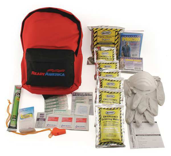 Ready America Personal Emergency Kit, Fabric Case, 1 Person 70180