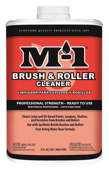 M-1 Brush Cleaner, 1 qt., Water, Soak Tools 60932M