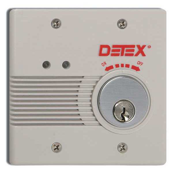 Detex Battery Exit Alarm Flush Mount Eax 2500f Gray Zoro