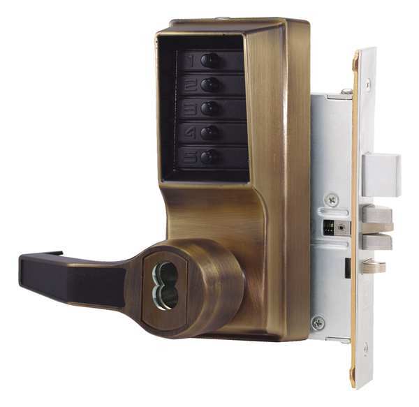 Kaba Simplex Push Button Lockset, 8000, Right R8148B-05-41
