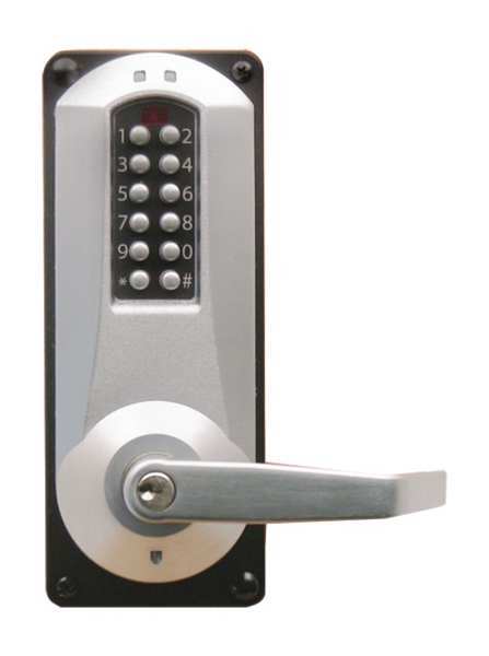 Kaba E-Plex Electronic Locks, 5000, Mortise, 3-3/8 in.W E5086XKWL-626-41