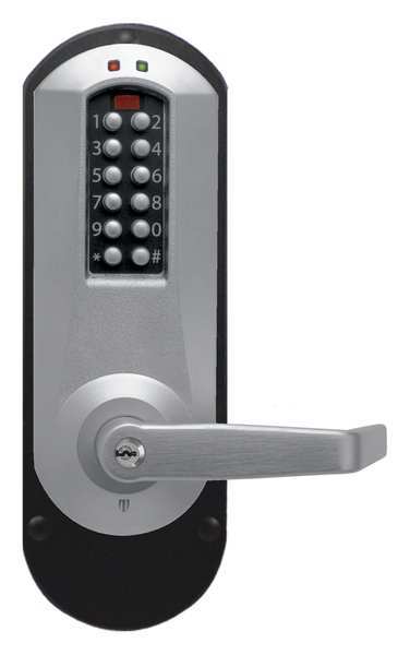 Kaba E-Plex Electronic Locks, 5000, Exit Trim, 100Users E5010XKWL-626-41
