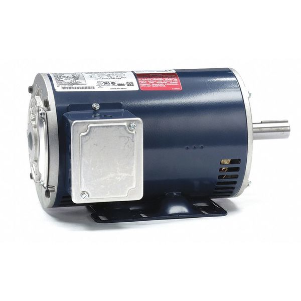 Marathon Motors 3-Phase General Purpose Motor, 1 HP, 143T Frame, 230/460V AC Voltage, 1,760 Nameplate RPM 143TTDR6052