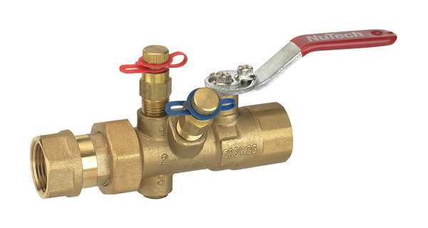 Nutech Manual Balancing Valve, 1/2 In, FNPT MB1E-1B-050F-050F