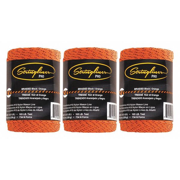 Stringliner Masons Line, Braided, 500 ft. L, PK3 35491