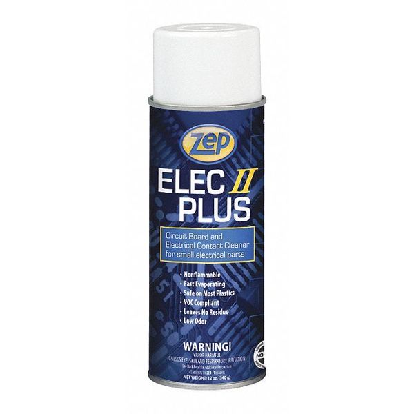 Zep Contact Cleaner, 16 oz., Aerosol Can, PK12 28301