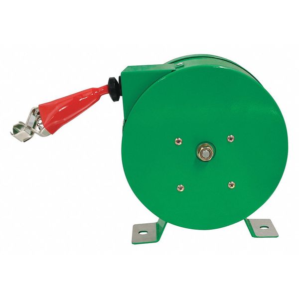 Speedaire Cable Reel, 20 ft., Powder Coated, Green 440G09