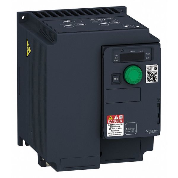 Schneider Electric Variable Frequency Drive, 5 HP, 17.5A ATV320U40M3C