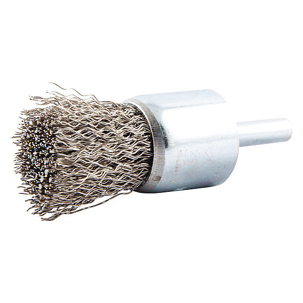 Zoro Select End Brush, Shank 1/4", Wire 0.012" dia. 66254442934