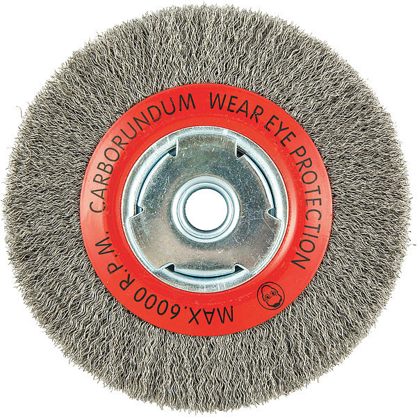 Zoro Select Wire Wheel Brush, 0.0118" dia. Wire 66254443003