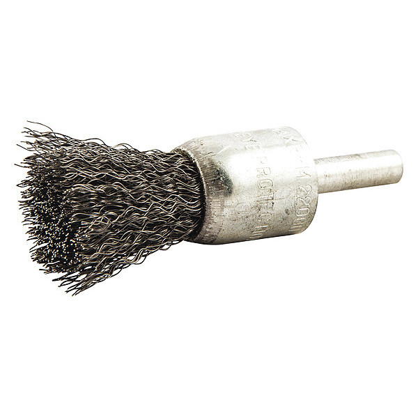 Zoro Select End Brush, Shank 1/4", Wire 0.008" dia. 66254442931