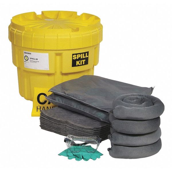 Spilltech Spill Kit, Drum, Universal, 19" H x 22" W SPKU-20