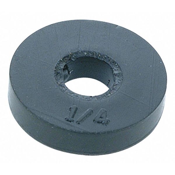 Zoro Select Bibb Washer, Rubber Material, PK100 36004