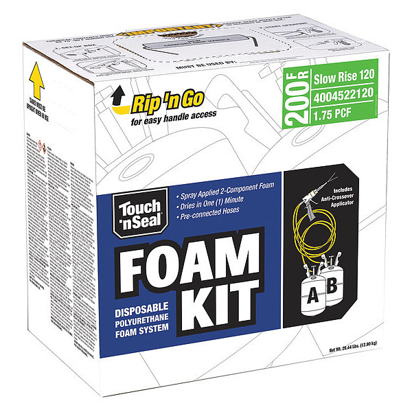 Touch 'N Seal Spray Foam Sealant Kit, 28.43 lb, Beige 7565022120