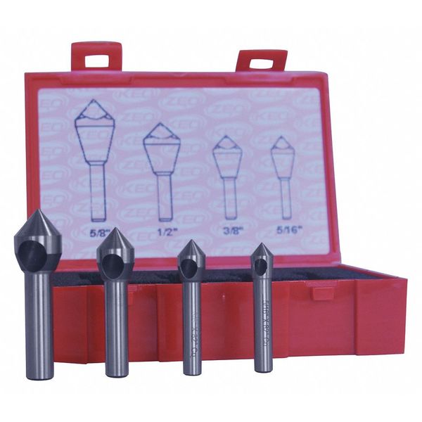 Cleveland Countersink/Deburring Tool Set, 4 Pieces C94589