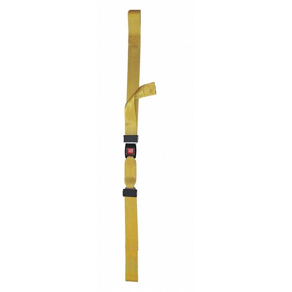 Dick Medical Supply Strap, Yellow, 6 ft. L x 2-1/2" W x 3" H 11163 YL