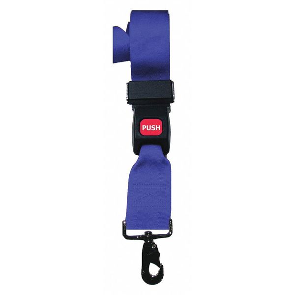 Dick Medical Supply Strap, Blue, 7 ft. L x 2-1/2" W x 3" H 11272 BL