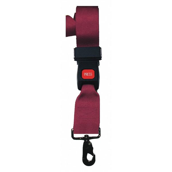 Dick Medical Supply Strap, Maroon, 7 ft. L x 2-1/2" W x 3" H 11272 MA