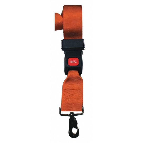 Dick Medical Supply Strap, Orange, 5 ft. L x 2-1/2" W x 3" H 11252 OR