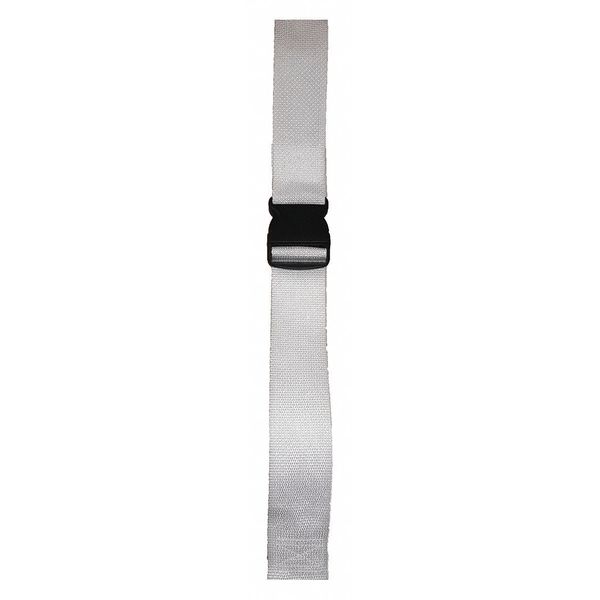 Dick Medical Supply Strap, White, 9 ft. L x 2-1/2" W x 3" H 47091 WH