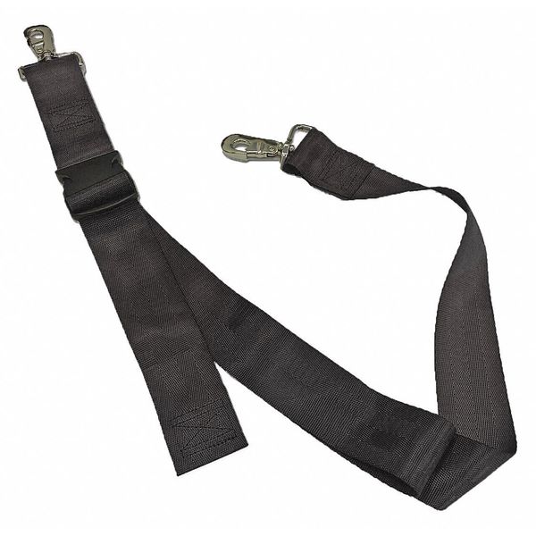 Dick Medical Supply Strap, Black, 7 ft. L x 2-1/2" W x 3" H 17272 BK