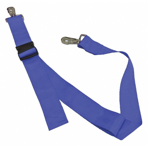 Dick Medical Supply Strap, Blue, 5 ft. L x 2-1/2" W x 3" H 17252 BL